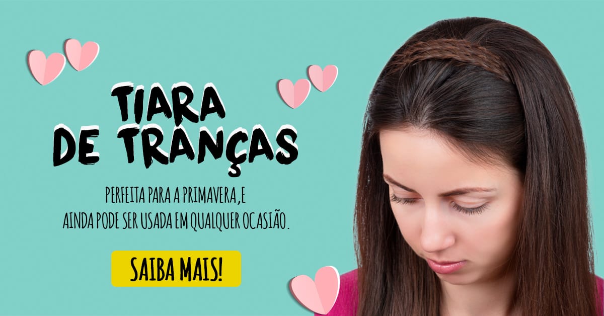 Penteado tiara de tranças: perfeito para a primavera