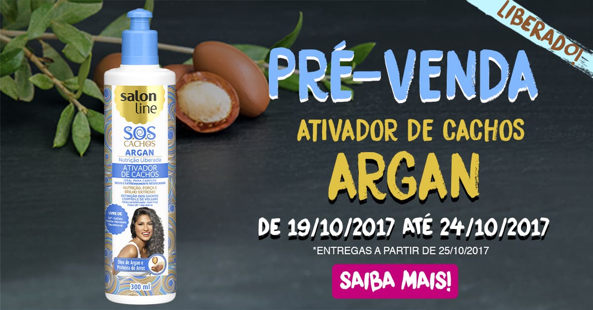 Ativador de cachos Argan: uma nutrição liberada para os seus cachos