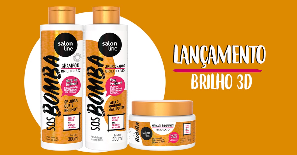 Cabelo com brilho? Aqui tem! Vem brilhar com esse lançamento