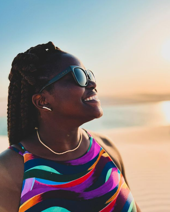  mulher com trança box braids