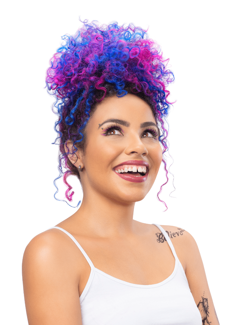 Mix Hair: tenha o cabelo rosa e azul de uma só vez