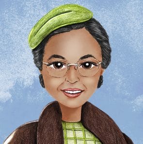 Rosa Parks, norte-americana que desafiou as leis segregacionistas dos anos 50