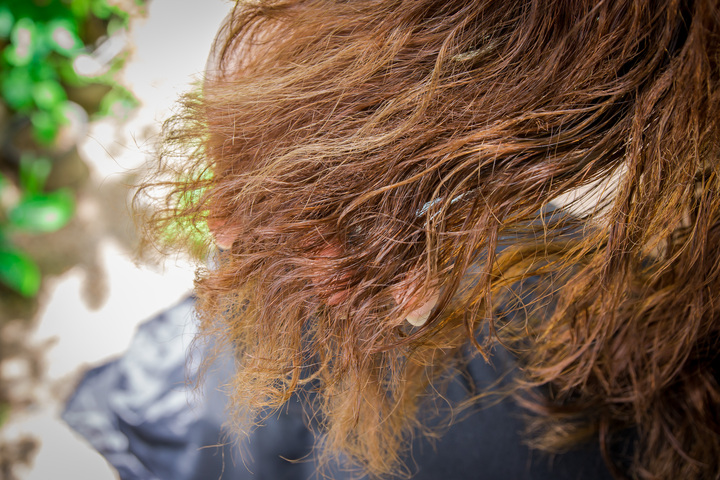  cabelo com corte químico