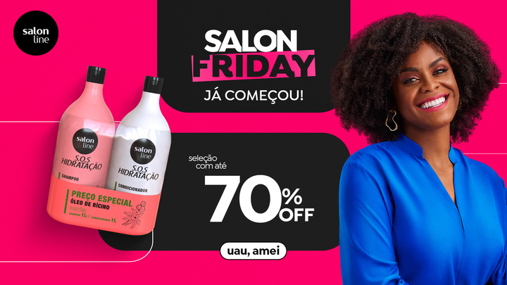 Black Friday Salon Line: produtos de cabelo para renovar seu estoque!