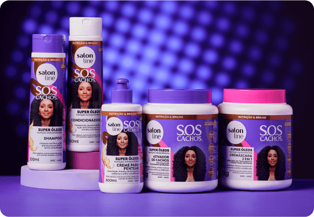 linha completa da Salon Line SOS Cachos Super Óleos