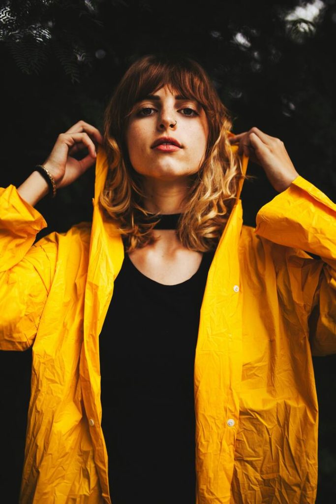 curtain bangs cabelo ondulado