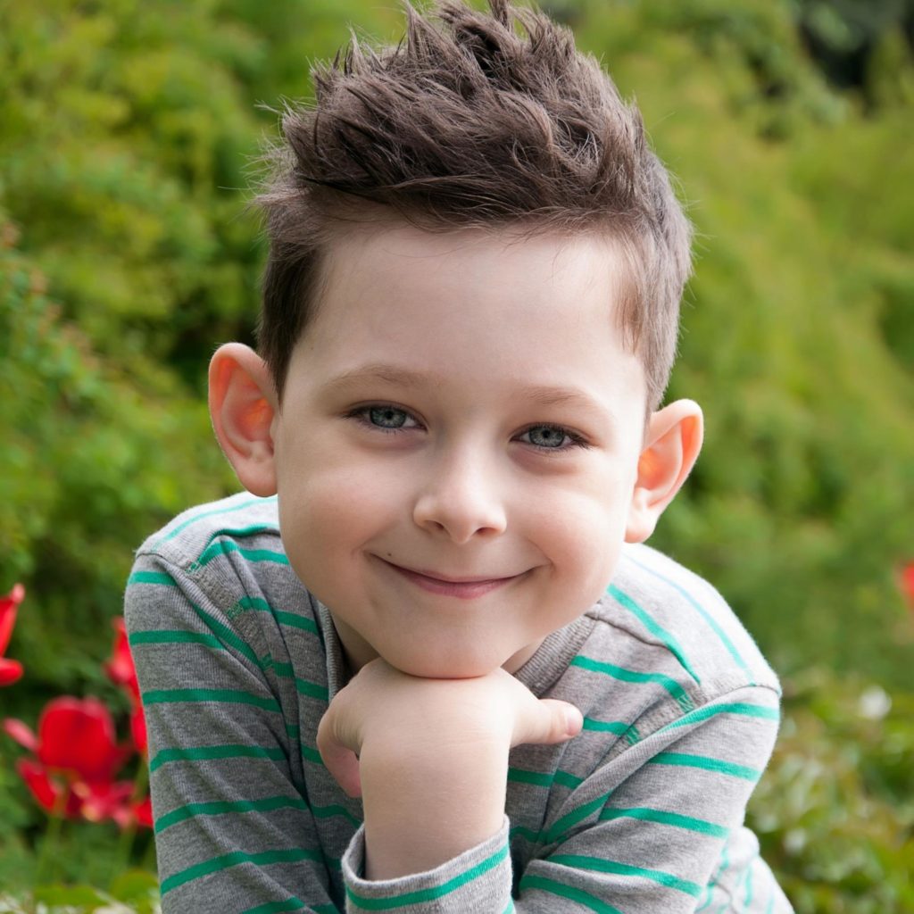 corte masculino infantil americano cabelo liso